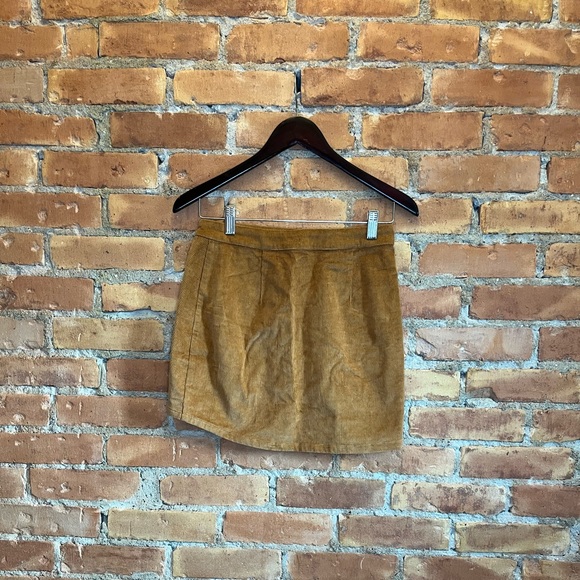 Tobi + Corduroy Skirt + Tan + Small - Picture 2 of 3